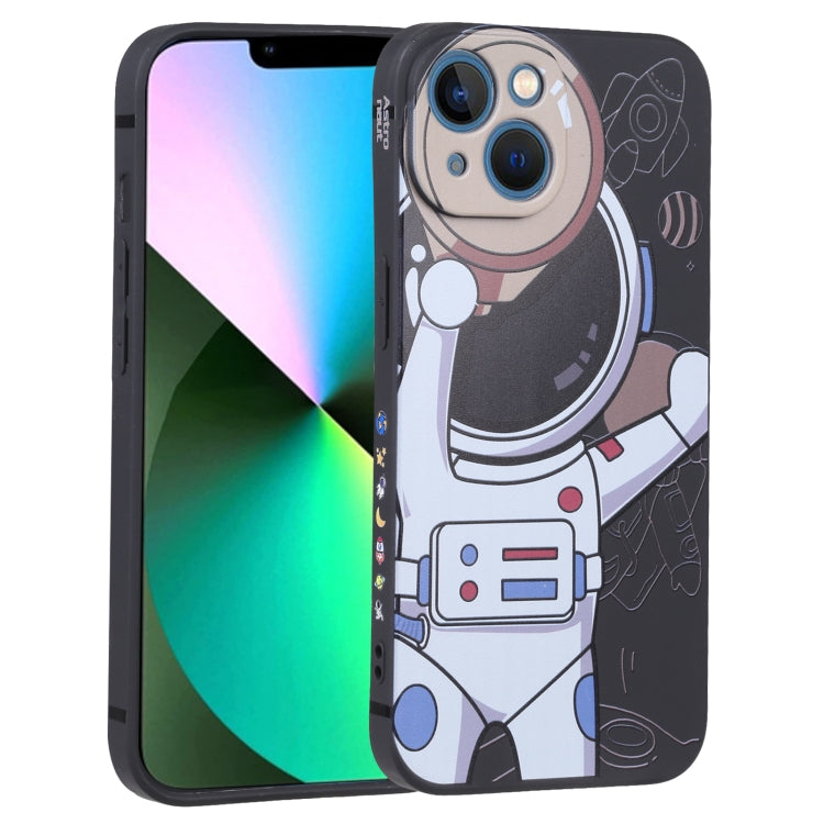 For iPhone 14 Plus Spaceman Binoculars Phone Case