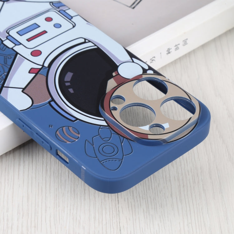 For iPhone 14 Pro Spaceman Binoculars Phone Case