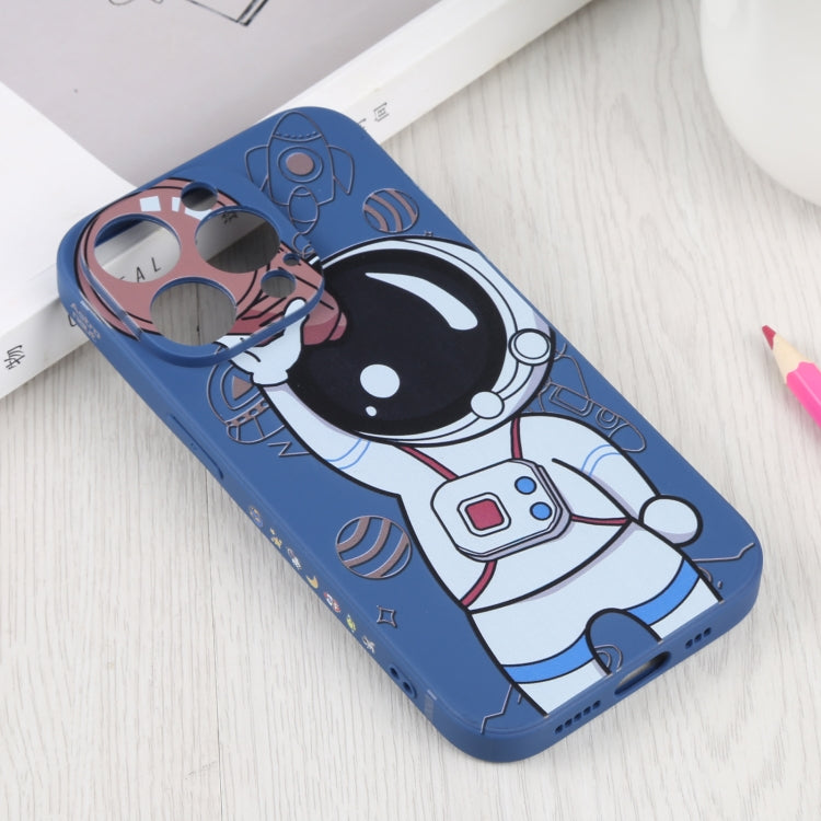 For iPhone 14 Pro Spaceman Binoculars Phone Case