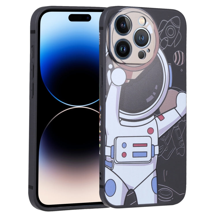 For iPhone 14 Pro Spaceman Binoculars Phone Case