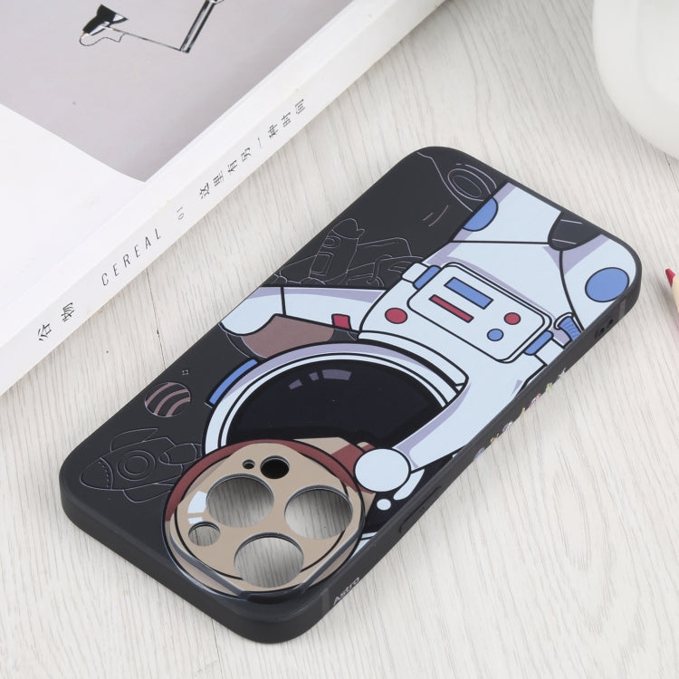 For iPhone 14 Pro Spaceman Binoculars Phone Case
