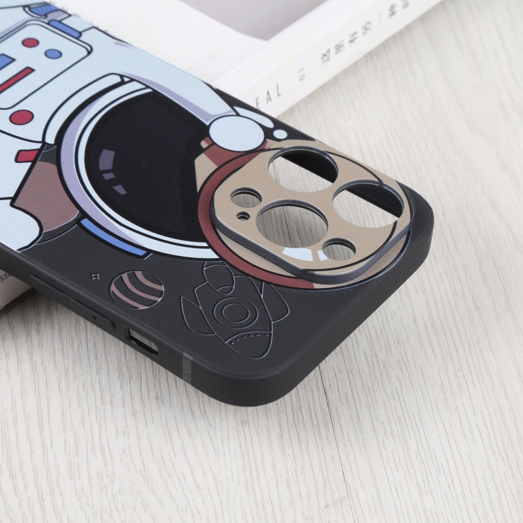 For iPhone 14 Pro Spaceman Binoculars Phone Case