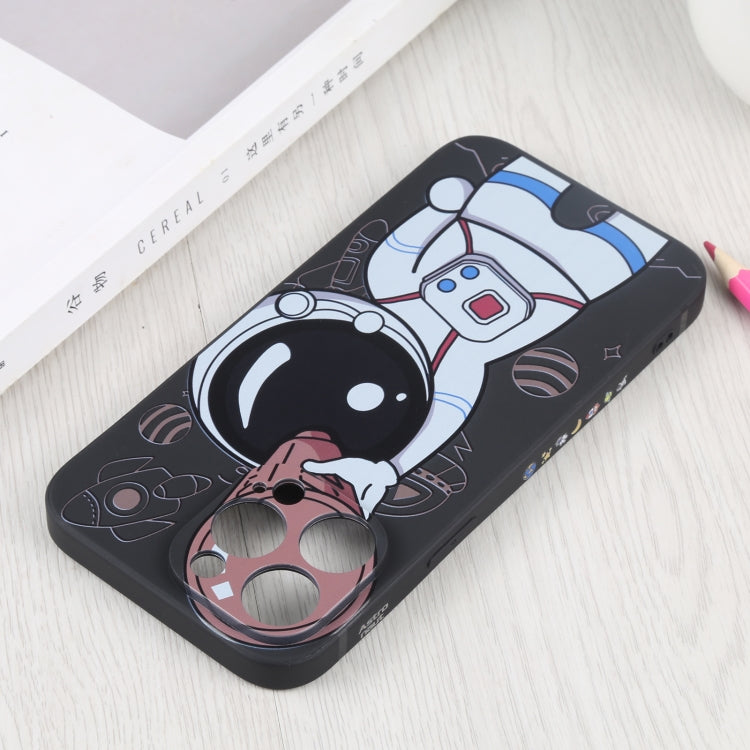 For iPhone 14 Pro Spaceman Binoculars Phone Case