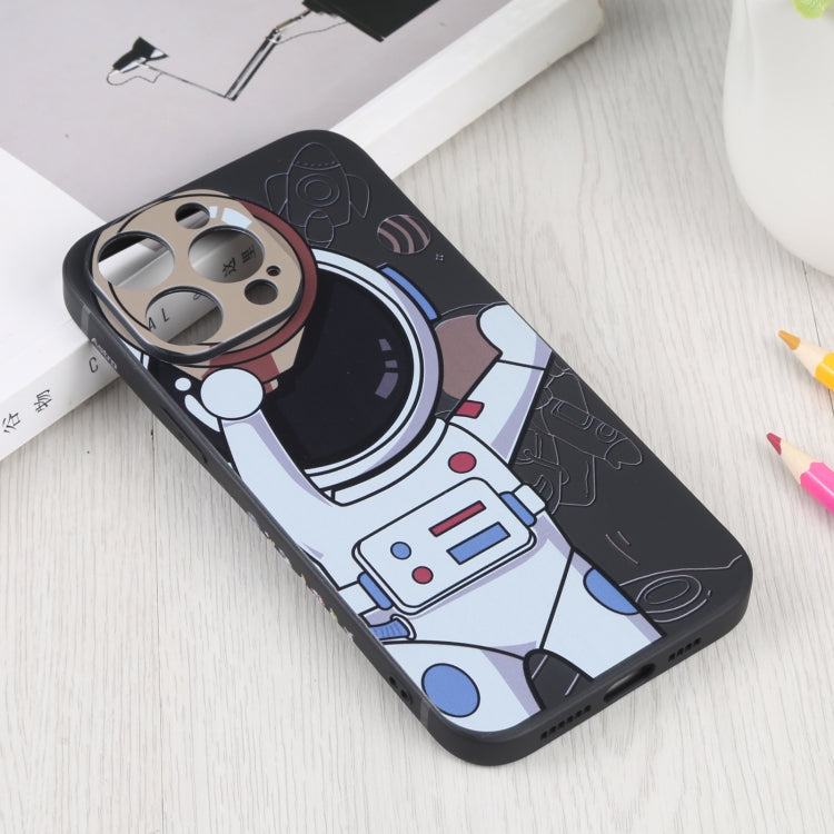 For iPhone 14 Pro Max Spaceman Binoculars Phone Case