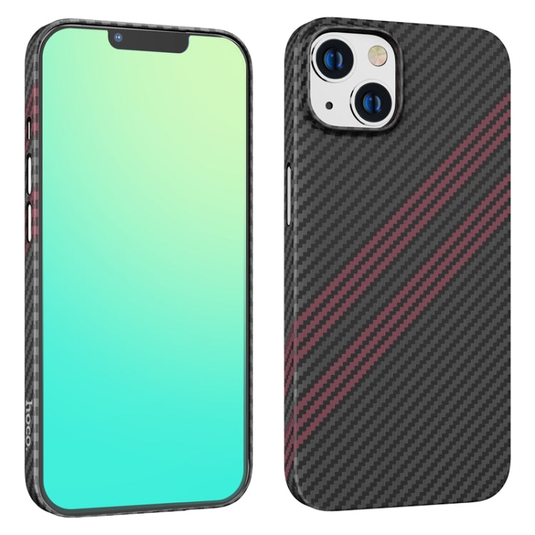 For iPhone 14 hoco Cave Slim PC Phone Case
