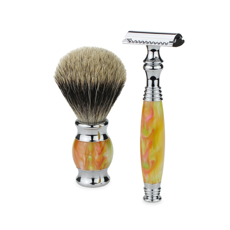 FK-6A Men Manual Shaving Razor Kit with Shaving Brush / Bowl / Soap / Brush Stand / Blades