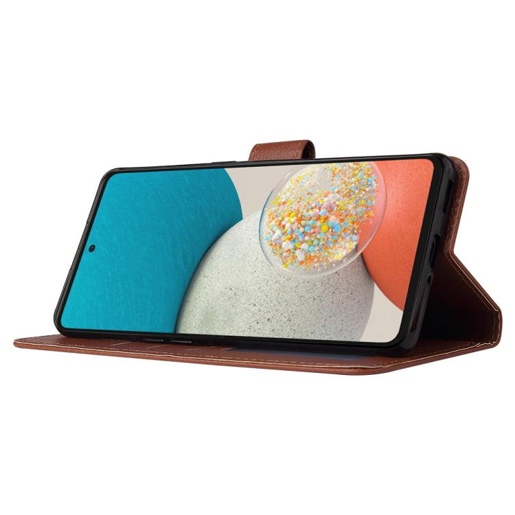 For Samsung Galaxy A53 5G 3 Card Slots Multifunctional Leather Phone Case