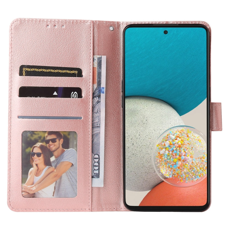 For Samsung Galaxy A53 5G 3 Card Slots Multifunctional Leather Phone Case