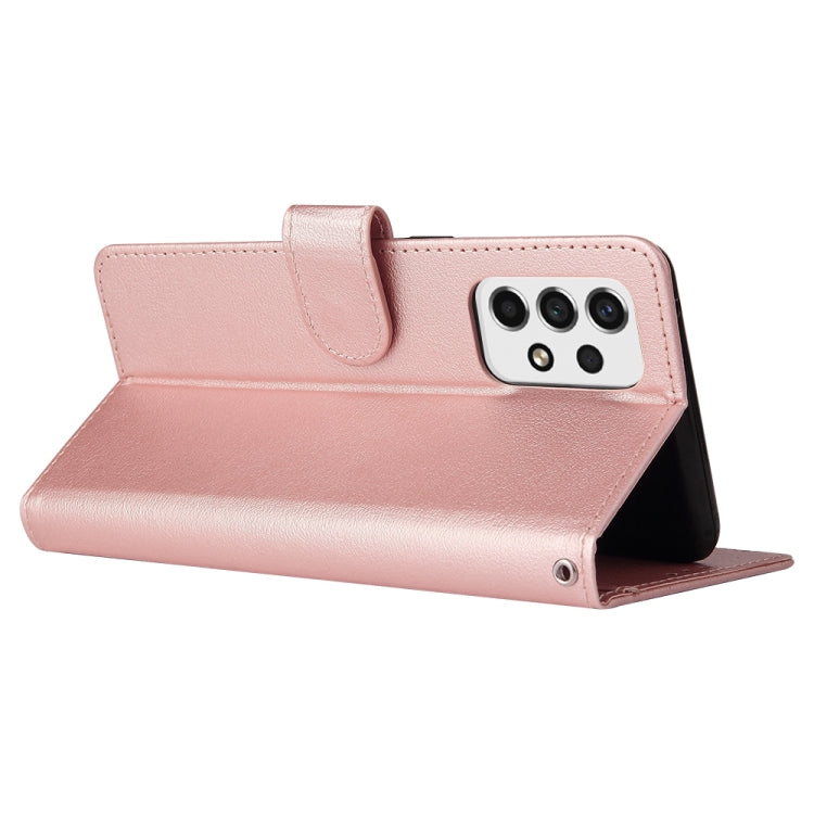 For Samsung Galaxy A53 5G 3 Card Slots Multifunctional Leather Phone Case