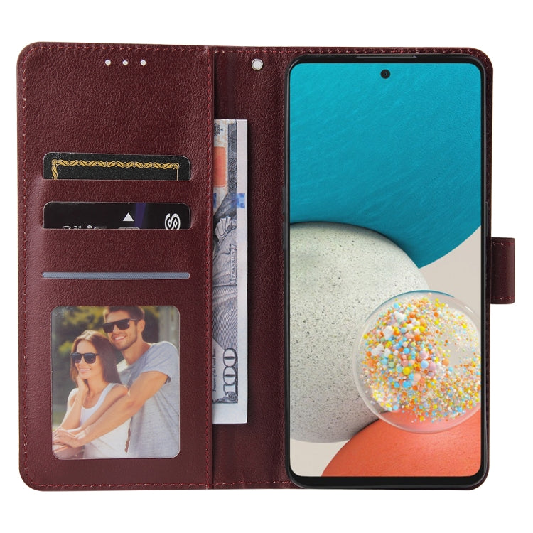 For Samsung Galaxy A53 5G 3 Card Slots Multifunctional Leather Phone Case