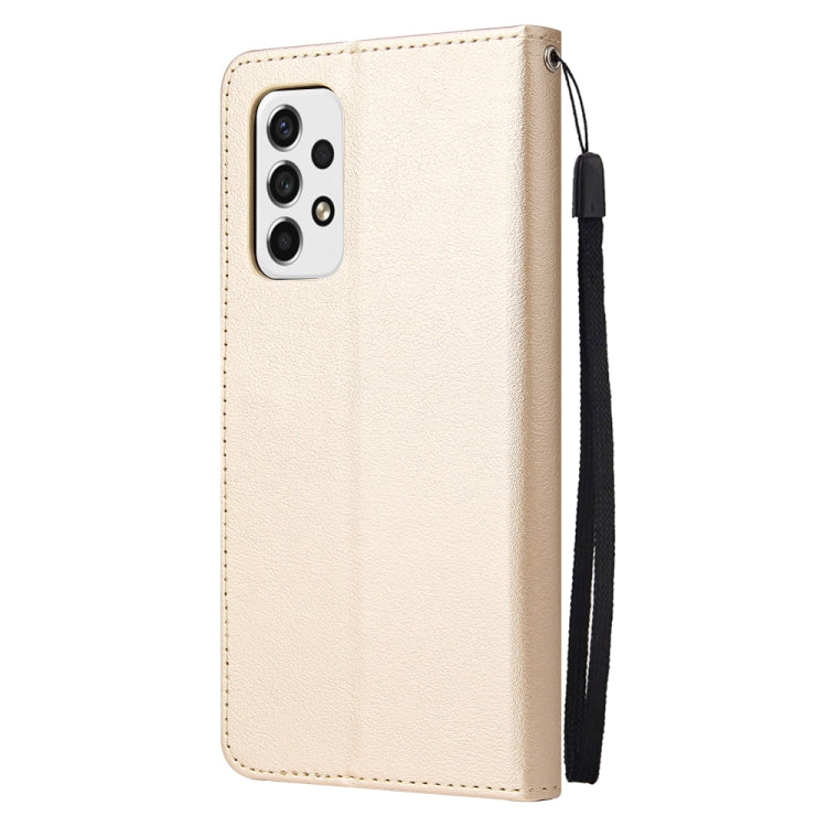 For Samsung Galaxy A53 5G 3 Card Slots Multifunctional Leather Phone Case