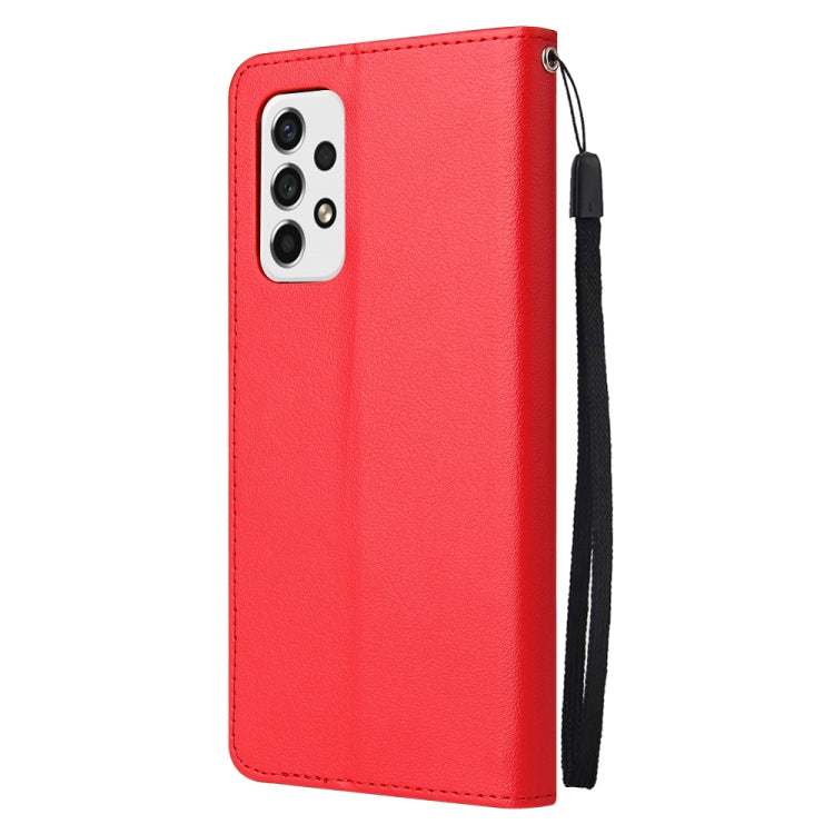 For Samsung Galaxy A53 5G 3 Card Slots Multifunctional Leather Phone Case