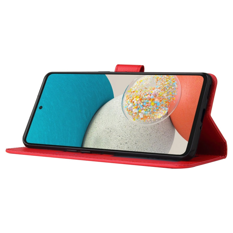 For Samsung Galaxy A53 5G 3 Card Slots Multifunctional Leather Phone Case