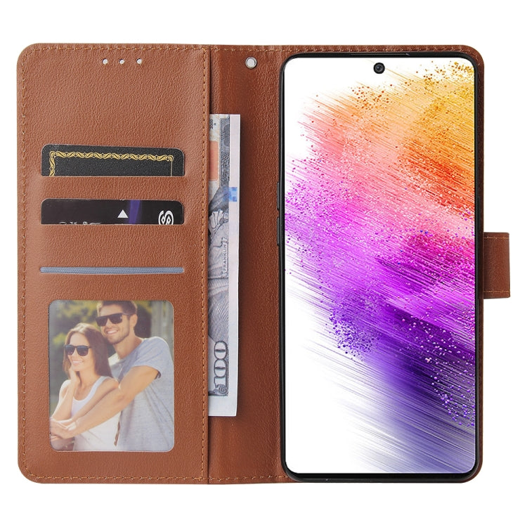 For Samsung Galaxy A73 5G 3 Card Slots Multifunctional Leather Phone Case
