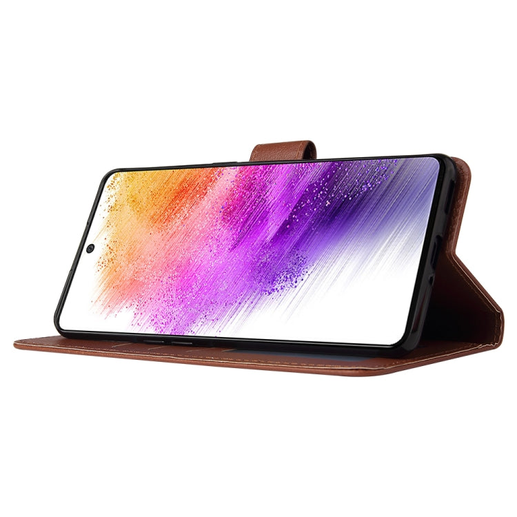 For Samsung Galaxy A73 5G 3 Card Slots Multifunctional Leather Phone Case