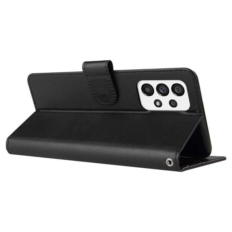 For Samsung Galaxy A73 5G 3 Card Slots Multifunctional Leather Phone Case