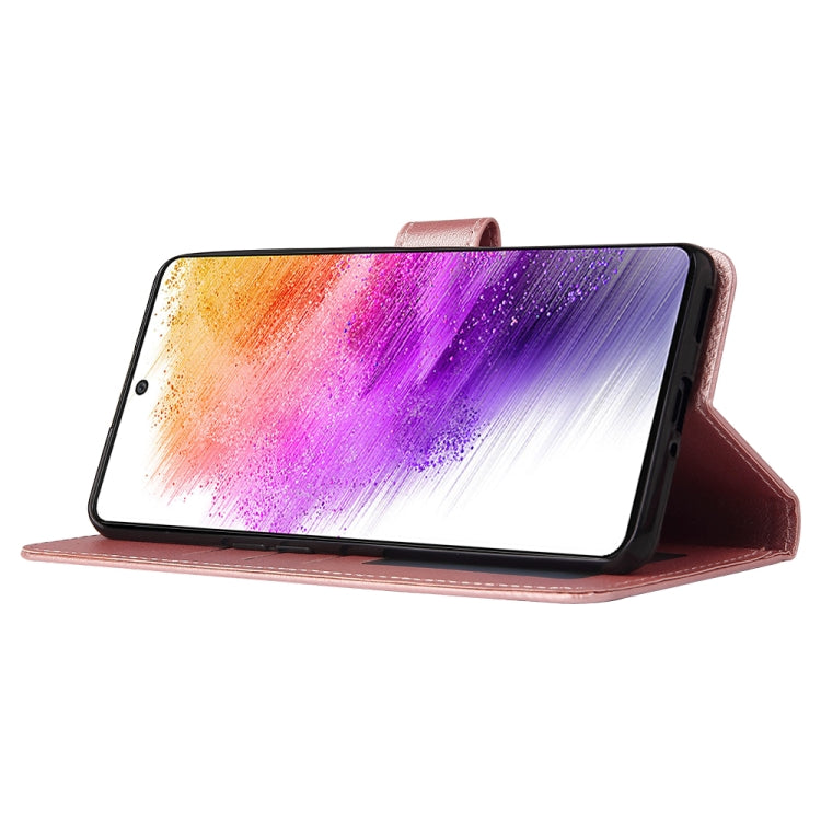 For Samsung Galaxy A73 5G 3 Card Slots Multifunctional Leather Phone Case