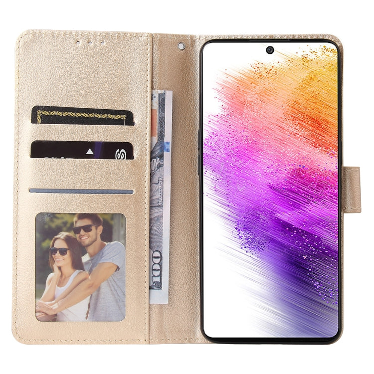 For Samsung Galaxy A73 5G 3 Card Slots Multifunctional Leather Phone Case