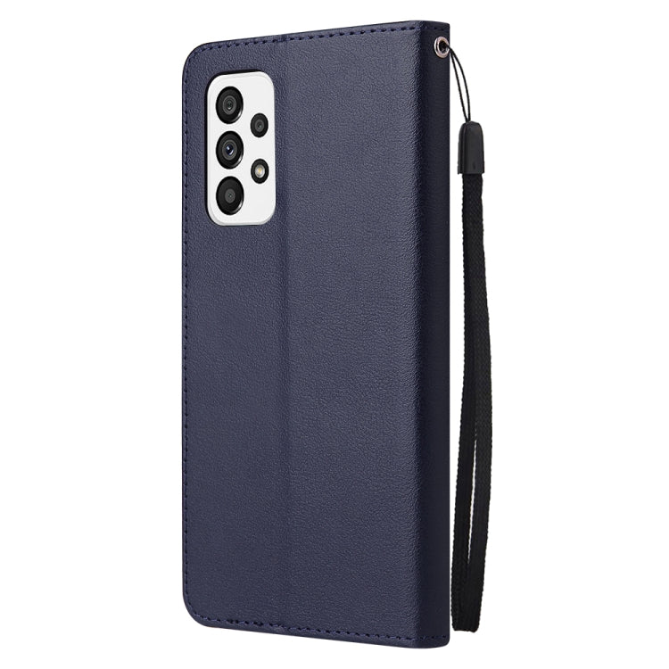 For Samsung Galaxy A73 5G 3 Card Slots Multifunctional Leather Phone Case