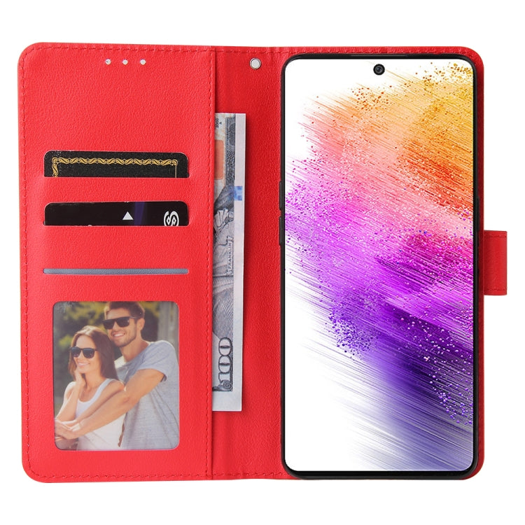 For Samsung Galaxy A73 5G 3 Card Slots Multifunctional Leather Phone Case