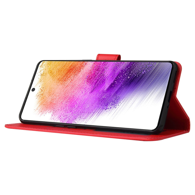 For Samsung Galaxy A73 5G 3 Card Slots Multifunctional Leather Phone Case