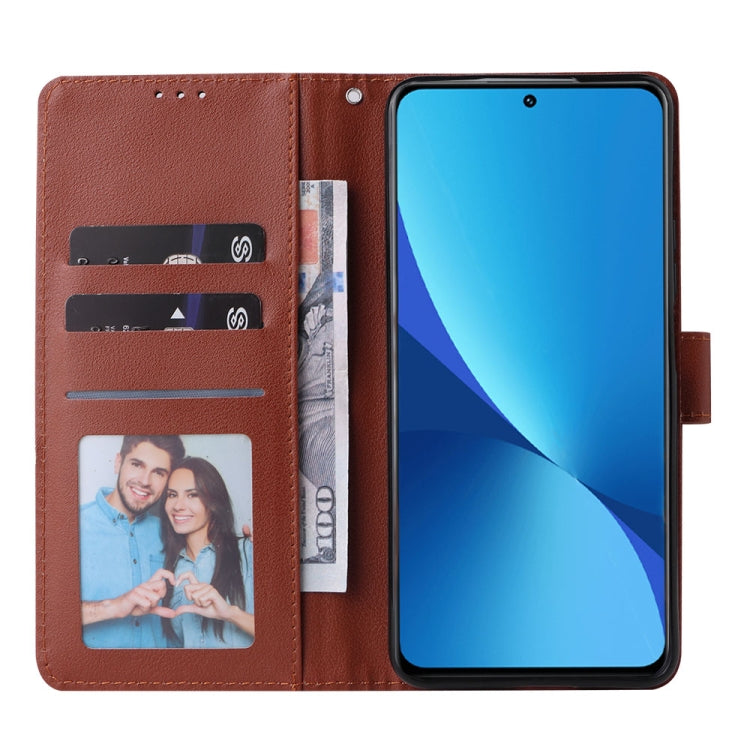 For Xiaomi 12 Lite 3 Card Slots Multifunctional Leather Phone Case
