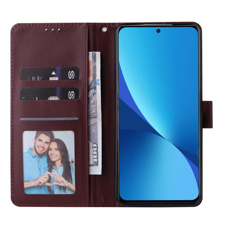 For Xiaomi 12 Lite 3 Card Slots Multifunctional Leather Phone Case