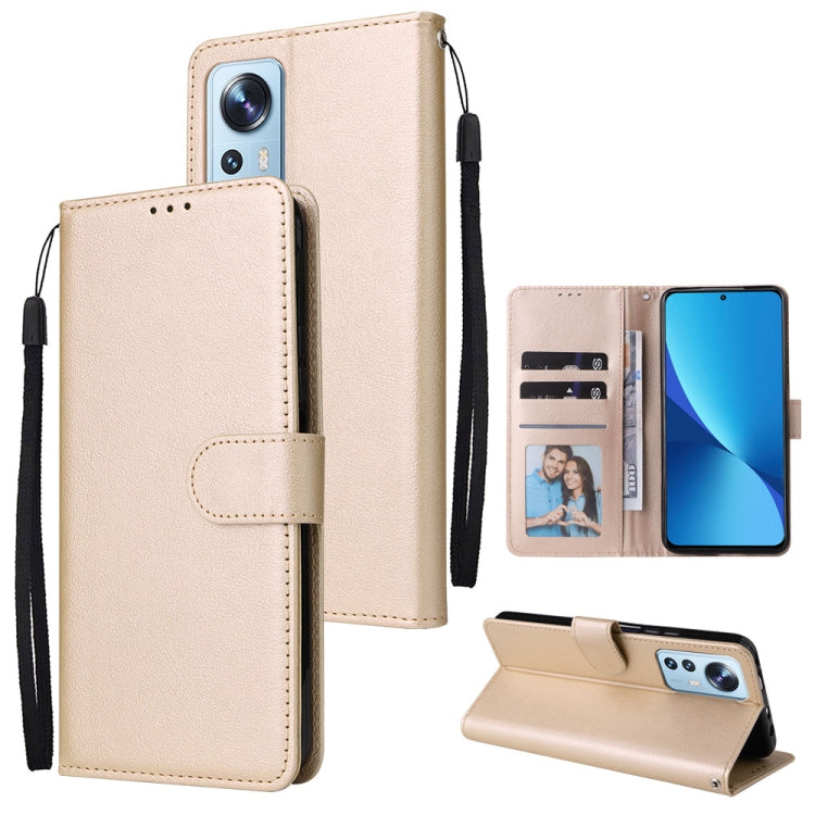 For Xiaomi 12 Lite 3 Card Slots Multifunctional Leather Phone Case