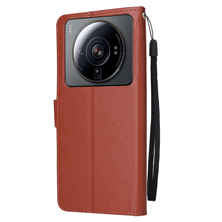 For Xiaomi 12S Ultra 3 Card Slots Multifunctional Leather Phone Case