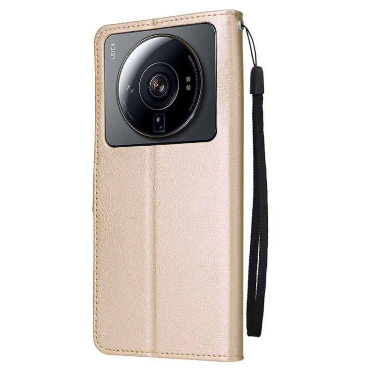 For Xiaomi 12S Ultra 3 Card Slots Multifunctional Leather Phone Case