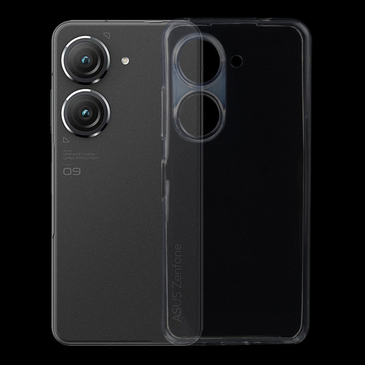 For ASUS Zenfone 9 Ultra-thin Transparent TPU Phone Case