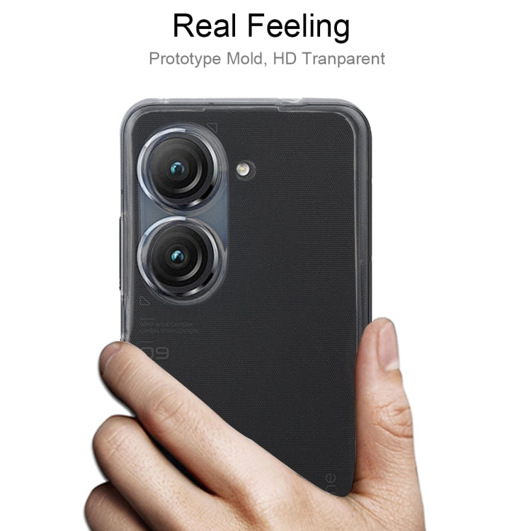 For ASUS Zenfone 9 Ultra-thin Transparent TPU Phone Case