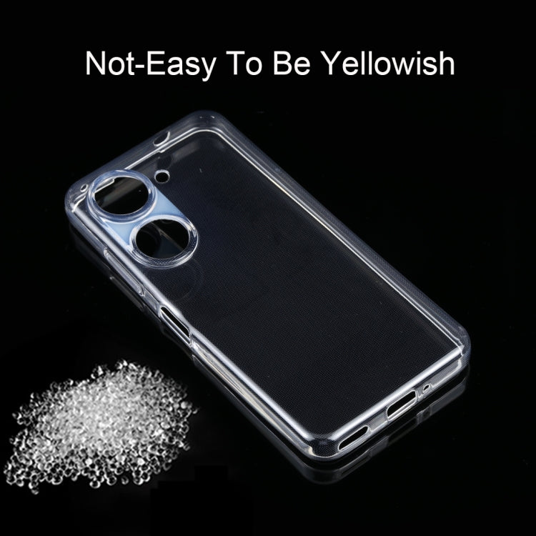 For ASUS Zenfone 9 Ultra-thin Transparent TPU Phone Case