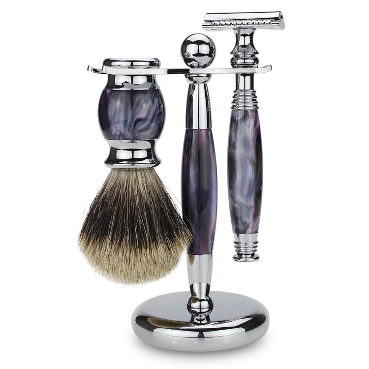 FK-7A Men Manual Shaving Razor Kit with Shaving Brush / Bowl / Soap / Brush Stand / Blades