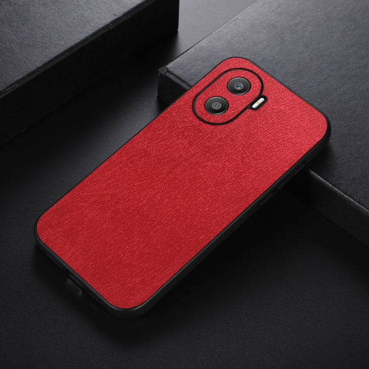 For Honor X40i Wood Texture PU Phone Case