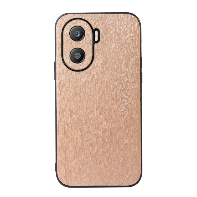 For Honor X40i Wood Texture PU Phone Case