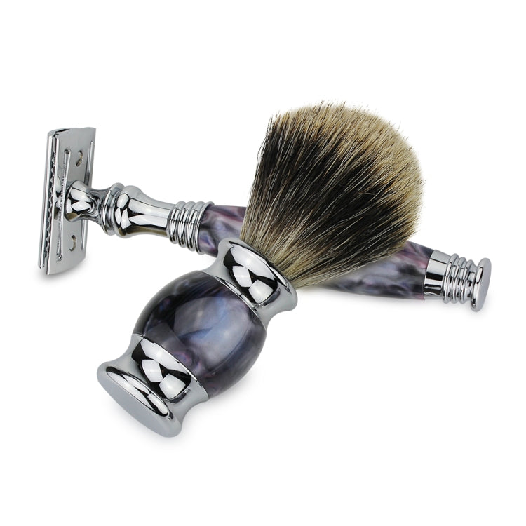 FK-7U Men Manual Shaving Razor Kit with Shaving Brush / Bowl / Soap / Brush Stand / Blades