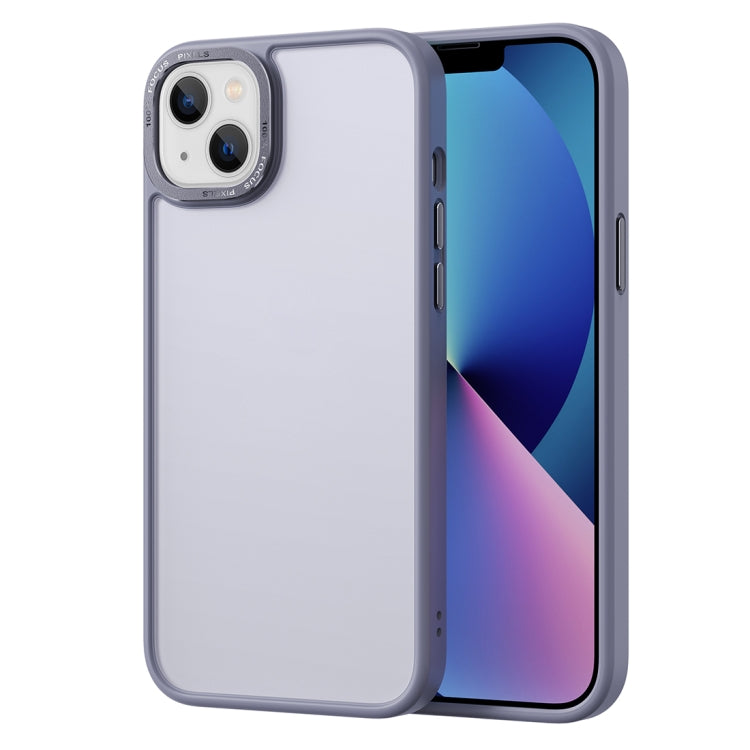 For iPhone 14 Gold Version Frosted Back Shockproof Phone Case