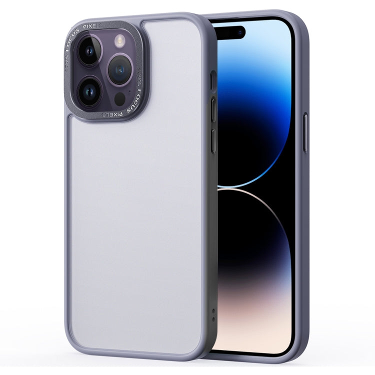 For iPhone 14 Pro Gold Version Frosted Back Shockproof Phone Case