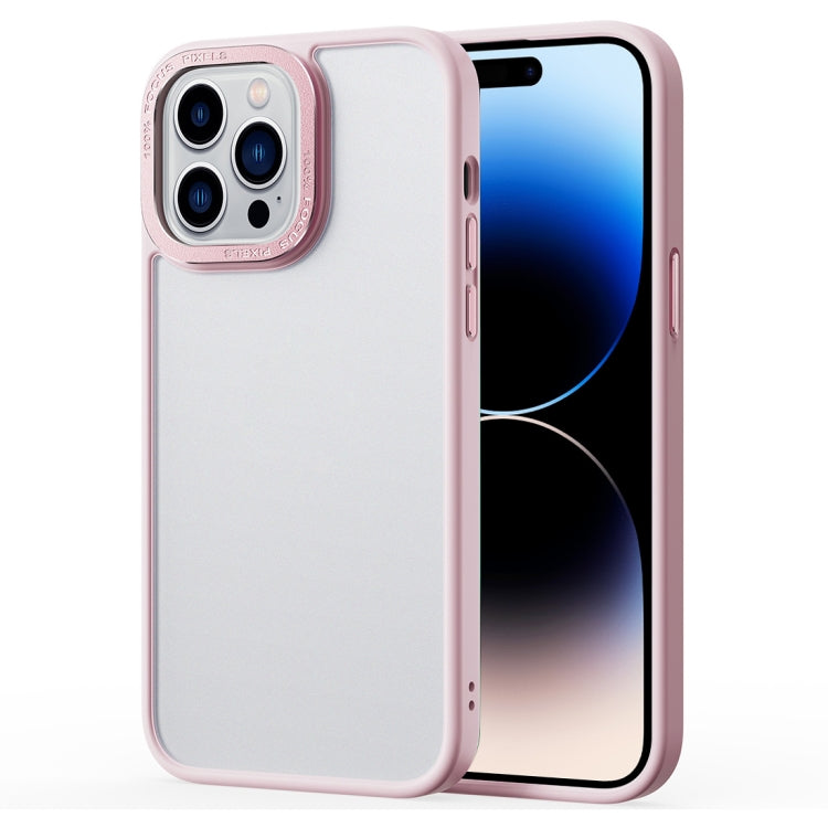 For iPhone 14 Pro Gold Version Frosted Back Shockproof Phone Case