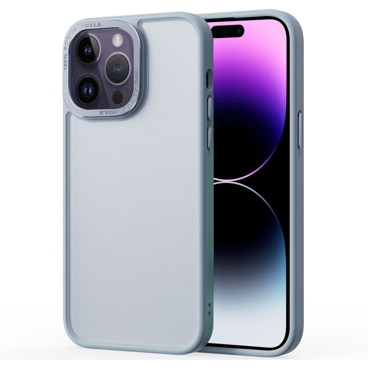 For iPhone 14 Pro Max Gold Version Frosted Back Shockproof Phone Case