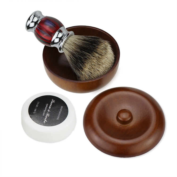 FK-8 Men Manual Shaving Razor Kit with Shaving Brush / Bowl / Soap / Brush Stand / Blades
