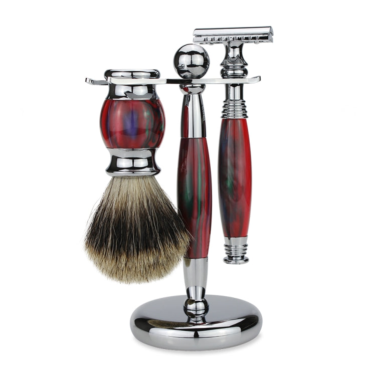 FK-8 Men Manual Shaving Razor Kit with Shaving Brush / Bowl / Soap / Brush Stand / Blades