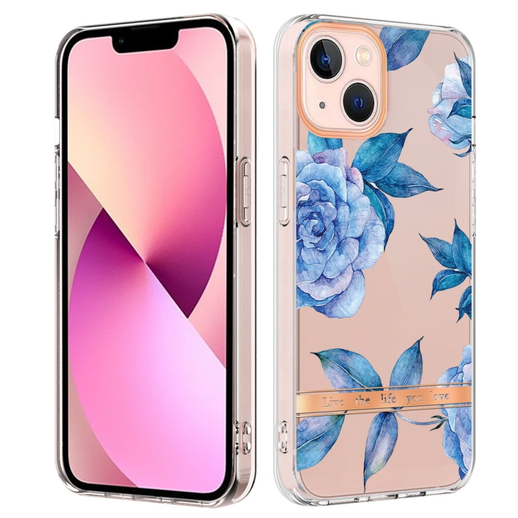 For iPhone 14 Flowers and Plants Series IMD TPU Phone Case