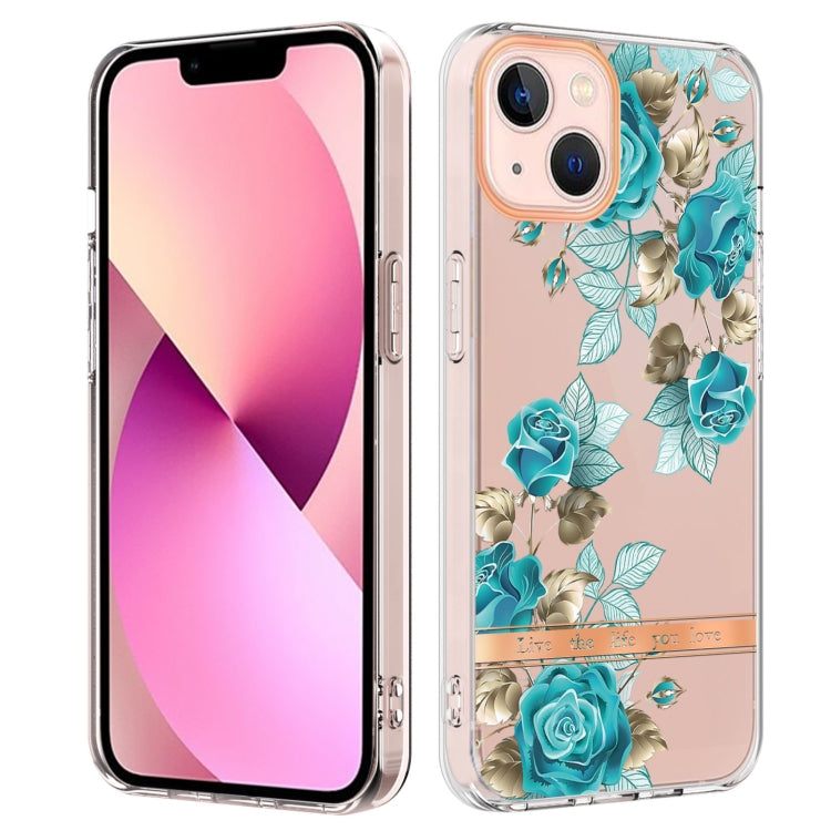 For iPhone 14 Plus Flowers and Plants Series IMD TPU Phone Case