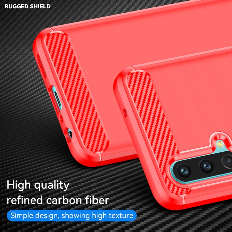 For OnePlus Nord CE 5G Brushed Texture Carbon Fiber TPU Phone Case