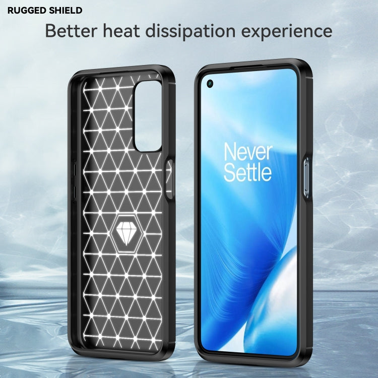 For OnePlus Nord N200 5G Brushed Texture Carbon Fiber TPU Phone Case