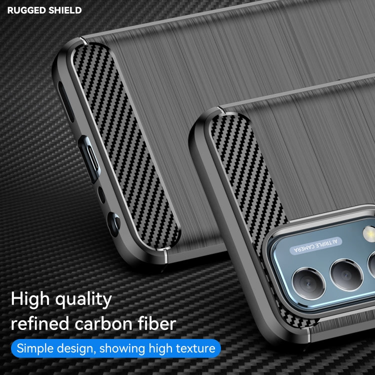 For OnePlus Nord N200 5G Brushed Texture Carbon Fiber TPU Phone Case