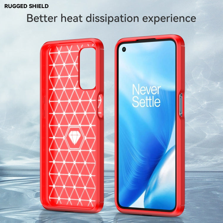 For OnePlus Nord N200 5G Brushed Texture Carbon Fiber TPU Phone Case