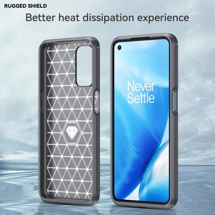 For OnePlus Nord N200 5G Brushed Texture Carbon Fiber TPU Phone Case